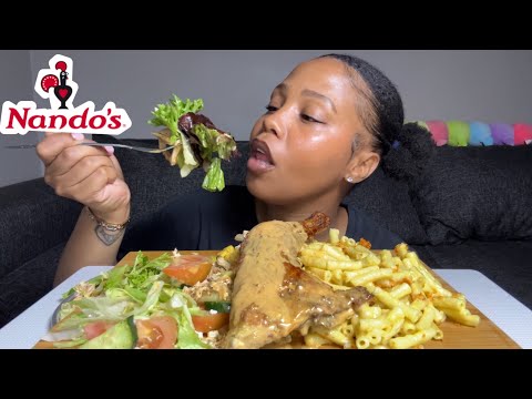 Let's Eat Nando's 😋 ✨ |South African MUKBANG 🇿🇦 🔥 