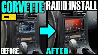 CHEVY CORVETTE C6 SONY RADIO INSTALL XAVAX5500 - WITH BOSE