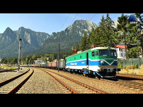 LE5100KW 40-0224-8 & 476179-3 & Marfar UTZ Freight Train in Gara Bușteni Station - 16 September 2020