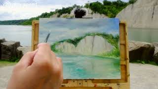 Download lagu Outdoor Oil Painting with Me | Scarborough Bluffs | In 4K! mp3