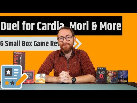 6 Small Box Game Reviews - Duel for Cardia, The Guest, Mori & More!