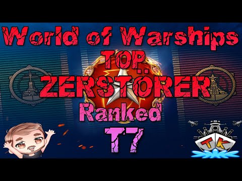 Top Zerstörer T7 für RANKED in World of Warships