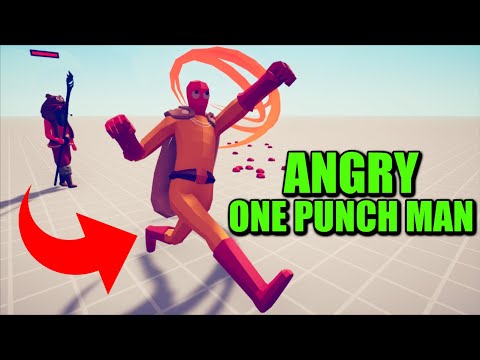 UNEXPECTED! ANGRY ONE PUNCH MAN vs 100x EVERY FACTION -  Totally Accurate Battle Simulator TABS