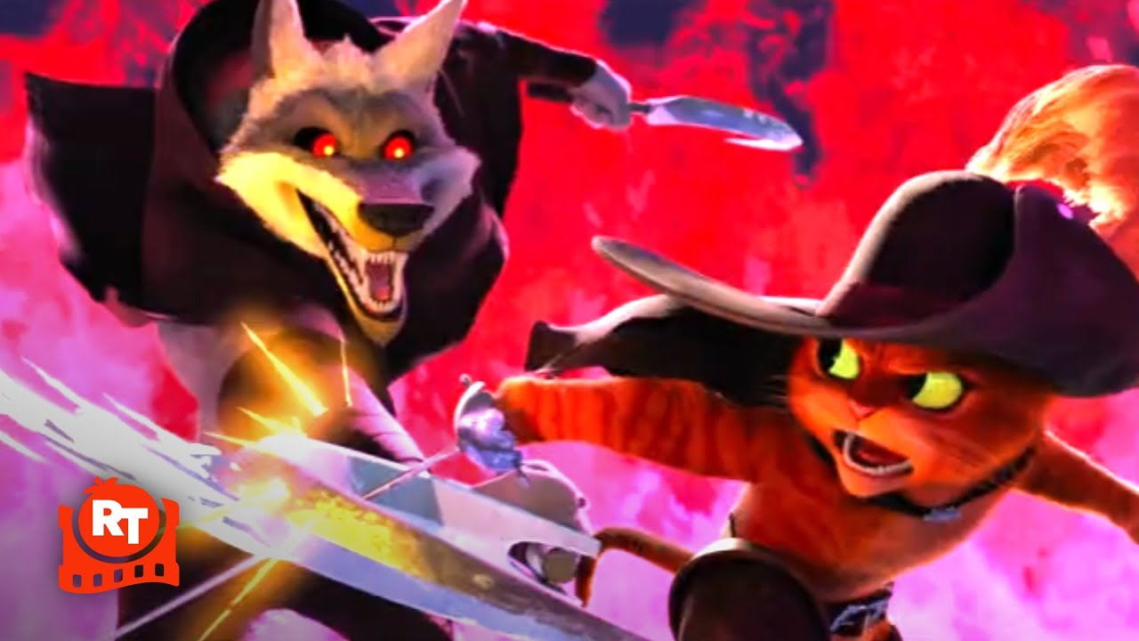 Puss in Boots: The Last Wish (2022) -  Puss in Boots vs. Death Scene | Movieclips