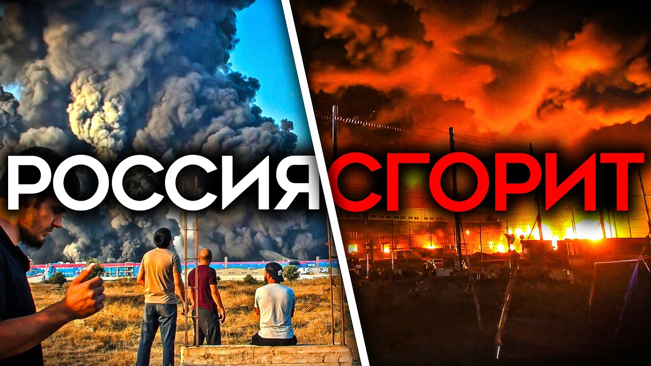БЕСПОМОЩНОСТЬ ПУТИНА. Горят склады OZON, заводы и флот