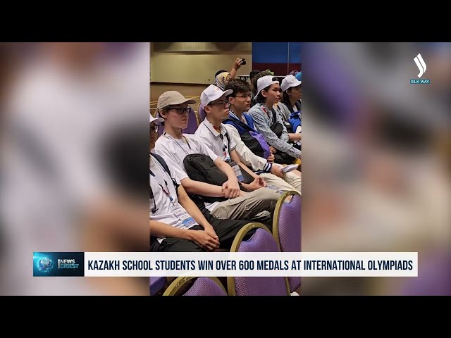 Kazakistanlı okul öğrencileri Uluslararası olimpiyatlarda 600’i aşkın madalya kazandı