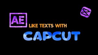 How to Create Ae Like Text With Capcut || Capcut Tutorial