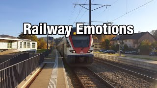 [分享] 蘇黎世尖峰通勤列車前景(含分離、單複線)