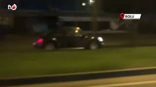 D 100’de Bir Otomobil Ters Şeritten Kilometrelerce Gitti