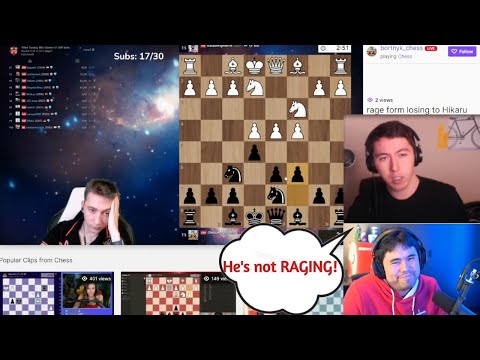 Chess players RAGE after losing to GM Hikaru Nakamura ft. GM Bortnyk,  GM Eric Hansen