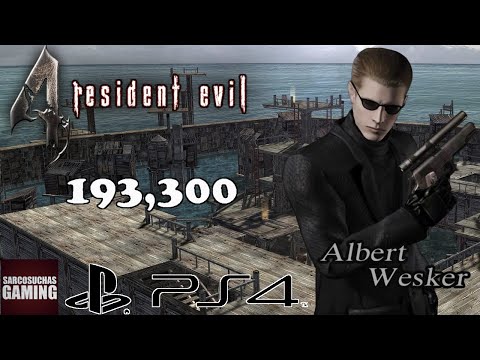 RE4 PS4 Mercenaries - Wesker - Waterworld - 193,300