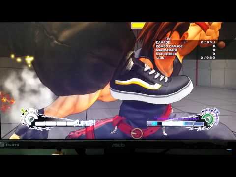 Yang max damage (post stun corner, 5f safejump)