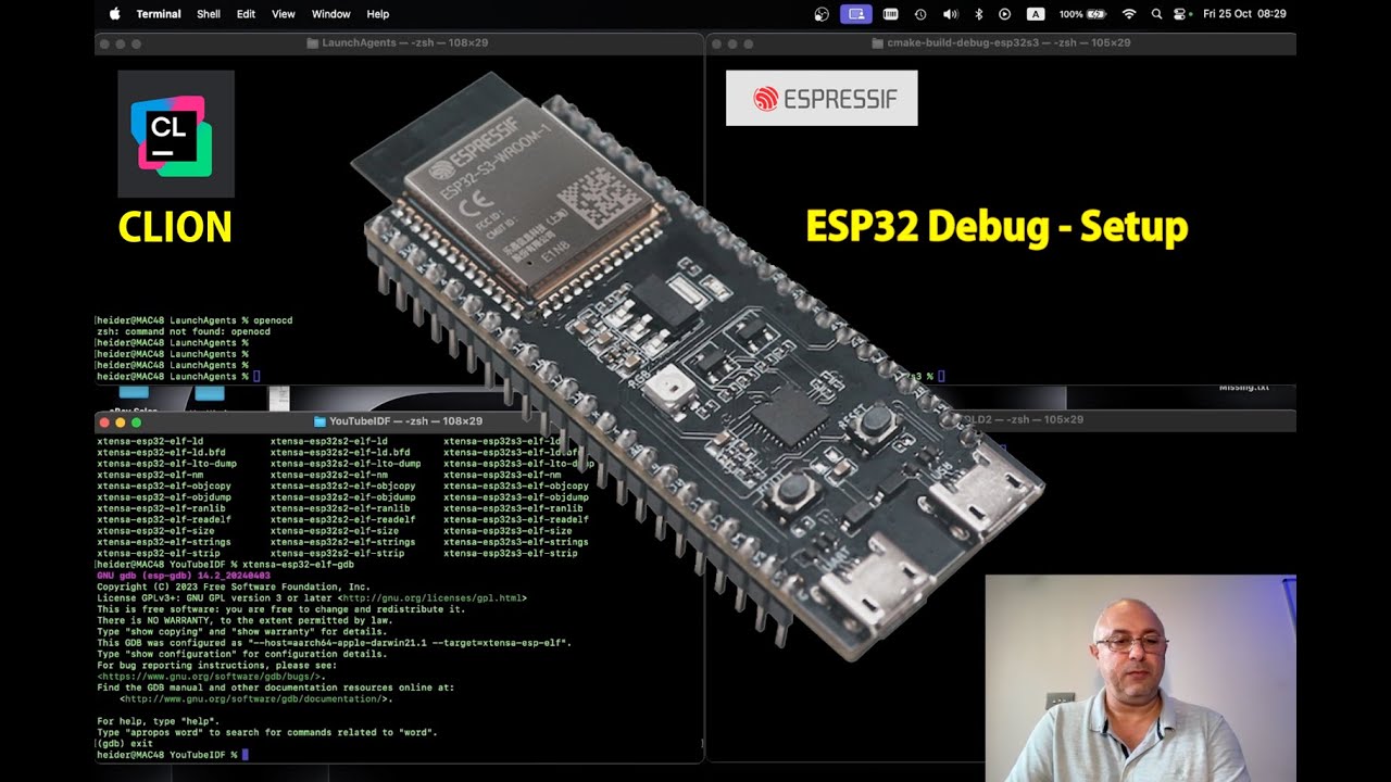 ESP32 IDF + OpenOCD + CLion Debugging Setup on MacBookPro (Apple Silicon)