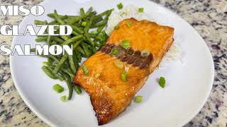 MISO SALMON | BAKED SALMON RECIPE | DINNER IN 15 MINUTES OR LESS