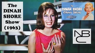 Barbra Streisand - The Dinah Shore Show (mixing color and b/w footage) - Cry Me a River, 1963
