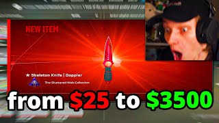 I traded up MY REDS to 9 GOLDS... (NEW CS2 UPDATE)