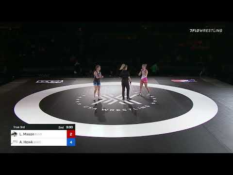 55 Kg True 3rd - Lauren Mason, Brunson UVRTC Vs Alisha Howk, Sunkist Kids Wrestling Club Ba87