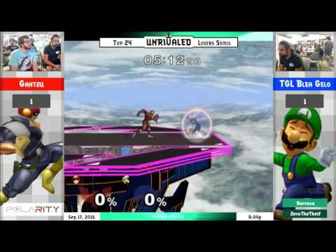 Unrivaled 2 Melee - Gahtzu (Falcon) vs TGL Blea Gelo (Luigi) - Losers Semis