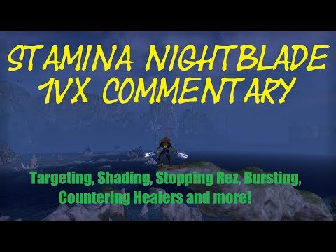 ESO Stamina Nightblade 1vX Commentary