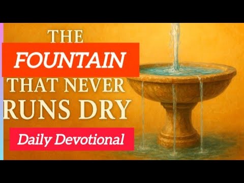 He Will  Never Runs Dry | Morning Devotional | John 4:14 – Living Water from Jesus