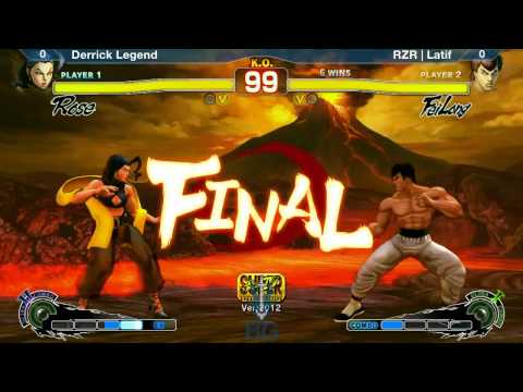 UFGT9 Salty Suite: Derrick Legend(Juri/Rose/Guile) vs. RZR | Latif(Fei Long) FT3 w/ Runbacks