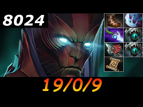 Dota 2 Terrorblade 8024 MMR 19/0/9 (Kills/Deaths/Assists) Ranked Full Gameplay