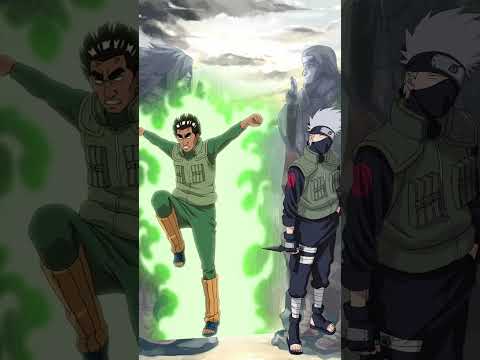 Might Guy vs Kakashi #naruto #anime #whoisstrongest