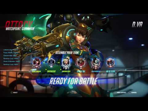 #713 Overwatch Flawless Quick Play as D.Va with Santoryu Lucy and Checho1202