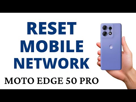 How to RESET the MOBILE NETWORK SETTINGS on the MOTO EDGE 50 PRO!