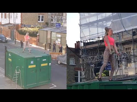 Lockdown fitness: Personal trainer holds aerobics workout for neighbours to support NHS