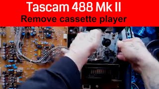 Tascam Portastudio 488 MkII | remove the cassette player