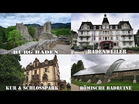 Markgräflerland | Badenweiler: Kur- Schlosspark & Burg Baden | Römische Badruine
