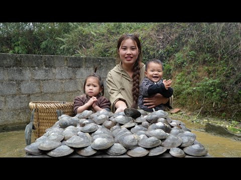 30-day journey of a single mother raising 2 children, harvesting fish and oysters to sell