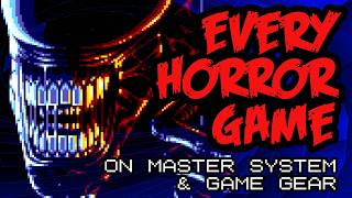 Every MASTER SYSTEM & GAME GEAR Horror Game | 8-bit Sega Spooky Stuff!