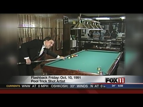 Pool trick shot artist