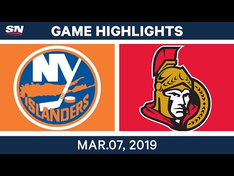 NHL Highlights | Islanders vs. Senators – Mar 7, 2019