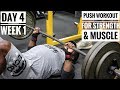 Increase Your Bench Press & Build Bigger Shoulders | DAY 4 - WEEK 1