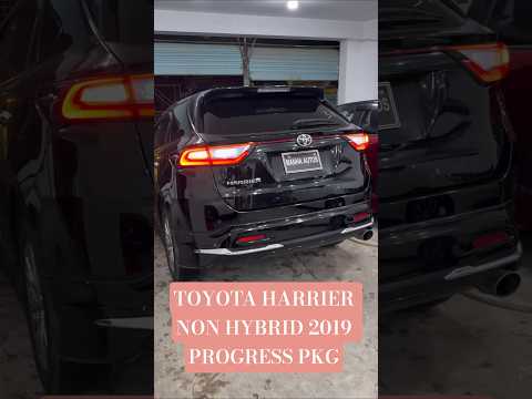 TOYOTA HARRIER NON HYBRID 2019 PROGRESS PKG #harrier #toyotaharrier2019#toyotaharrier