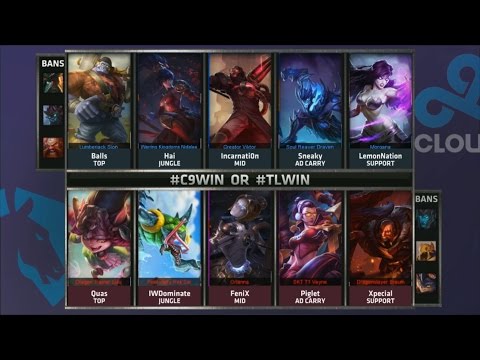 TL vs C9 Game 4 Highlights - TEAM LIQUID vs CLOUD 9 - FINALS NA LCS SUMMER 2015 REGIONALS