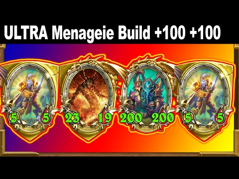My ULTRA Menagerie Build With Rag's Buddy Is INSANE! | Christian Hearthstone Battlegrounds