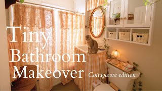 Cottagecore Bathroom Makeover | Cozy, Renter-Friendly Transformation!