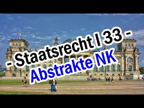 Abstrakte Normenkontrolle - Staatsrecht I 33