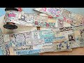 EASY Scrappy Snippet Strips For Junk Journals DIY Using Paper Washi Tape Fabric