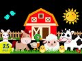 Cute Friendly Farm Animals High Contrast Baby Sensory With Nursery Rhymes Soothing Music