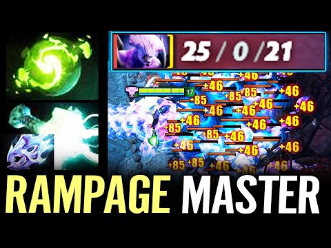 🔥 100% Invincible Faceless Void Carry Refresher + Mjollnir Build —25/0/21 RAMPAGE Master Dota 2 Pro