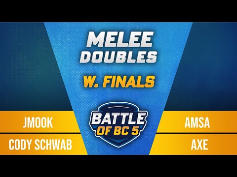 Jmook / Cody Schwab vs aMSa / Axe - Melee Doubles Winners Final - Battle of BC 5