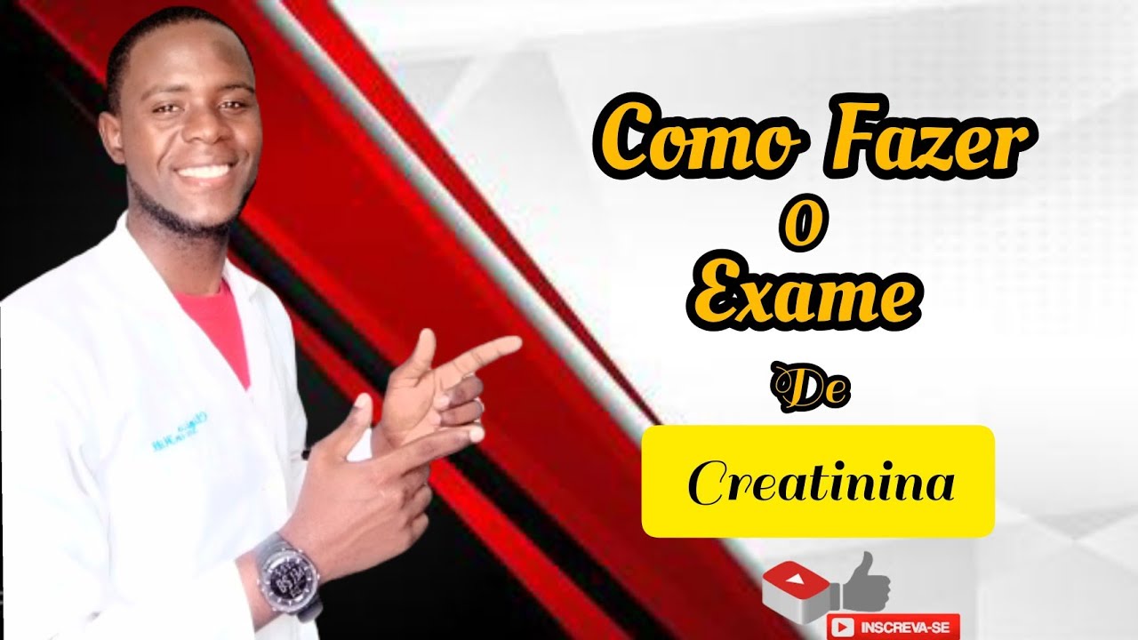 COMO FAZER O EXAME DE #CREATININA