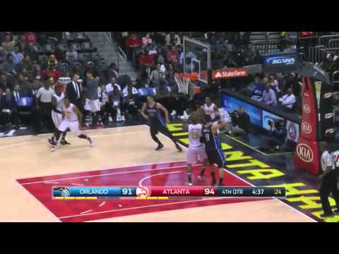 Mario Hezonja vs Atlanta Hawks 08.02.2016 (14Pts)