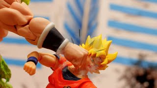 (TRAILER) DRAGON BALL Stop Motion Action - Broly vs Vegeta Trunks and Goku (Part 2)