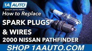 How To Replace Spark Plugs & Wires 96-00 Nissan Pathfinder